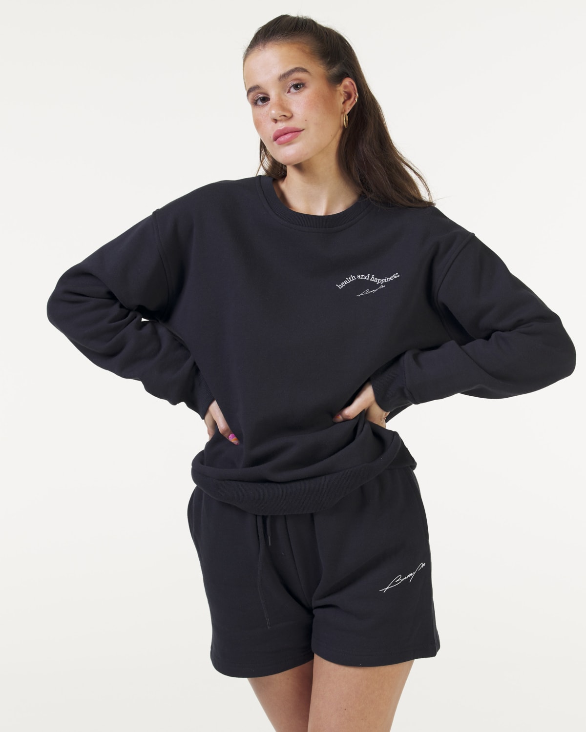 Bumpro Happiness Crew Neck Black - S - tilbehør