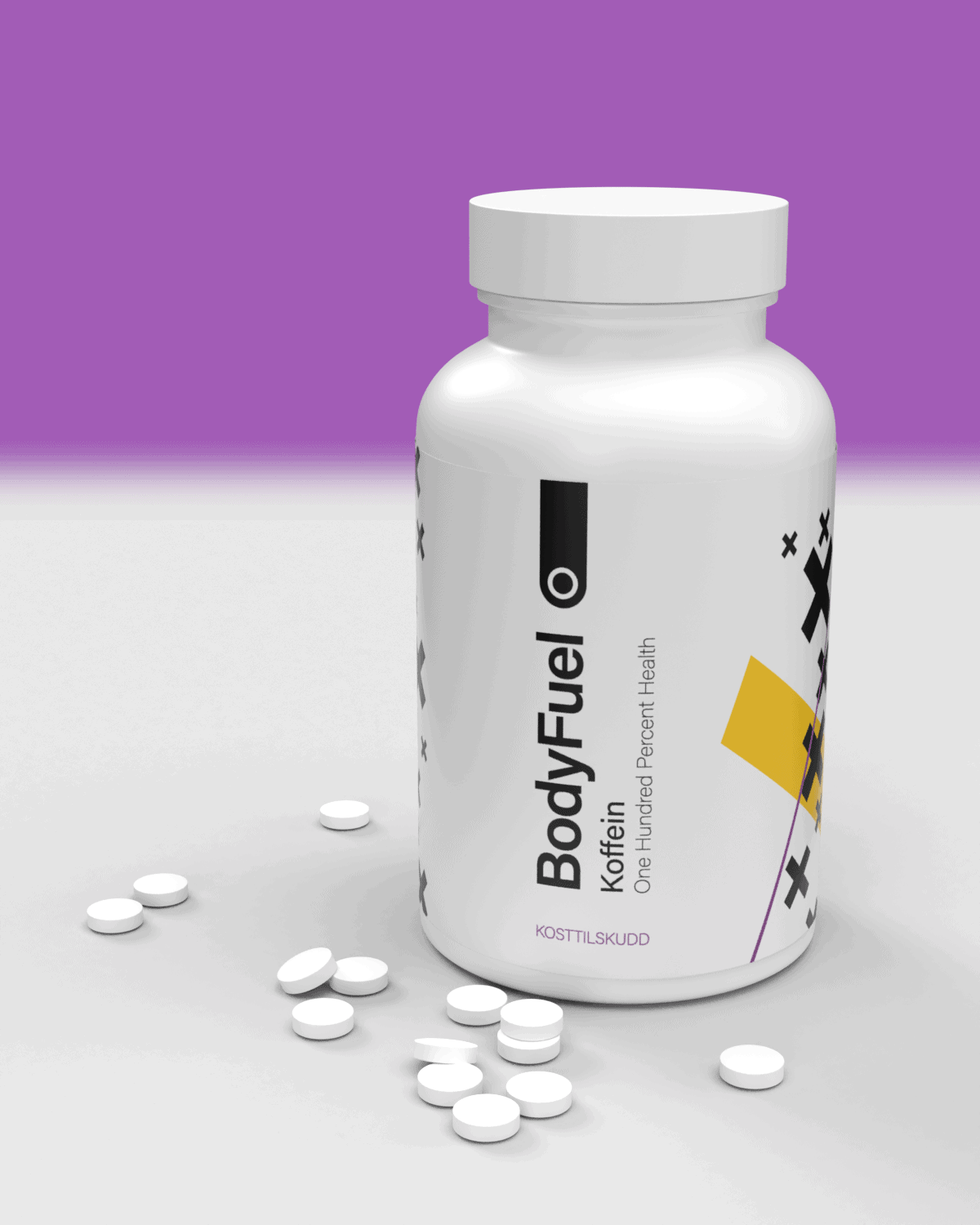 BodyFuel Koffein 90x100mg - til