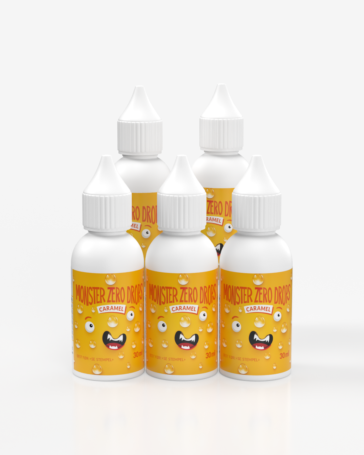 Monster Lavkarbo Zero Drops - Caramel - FEMPAKNING