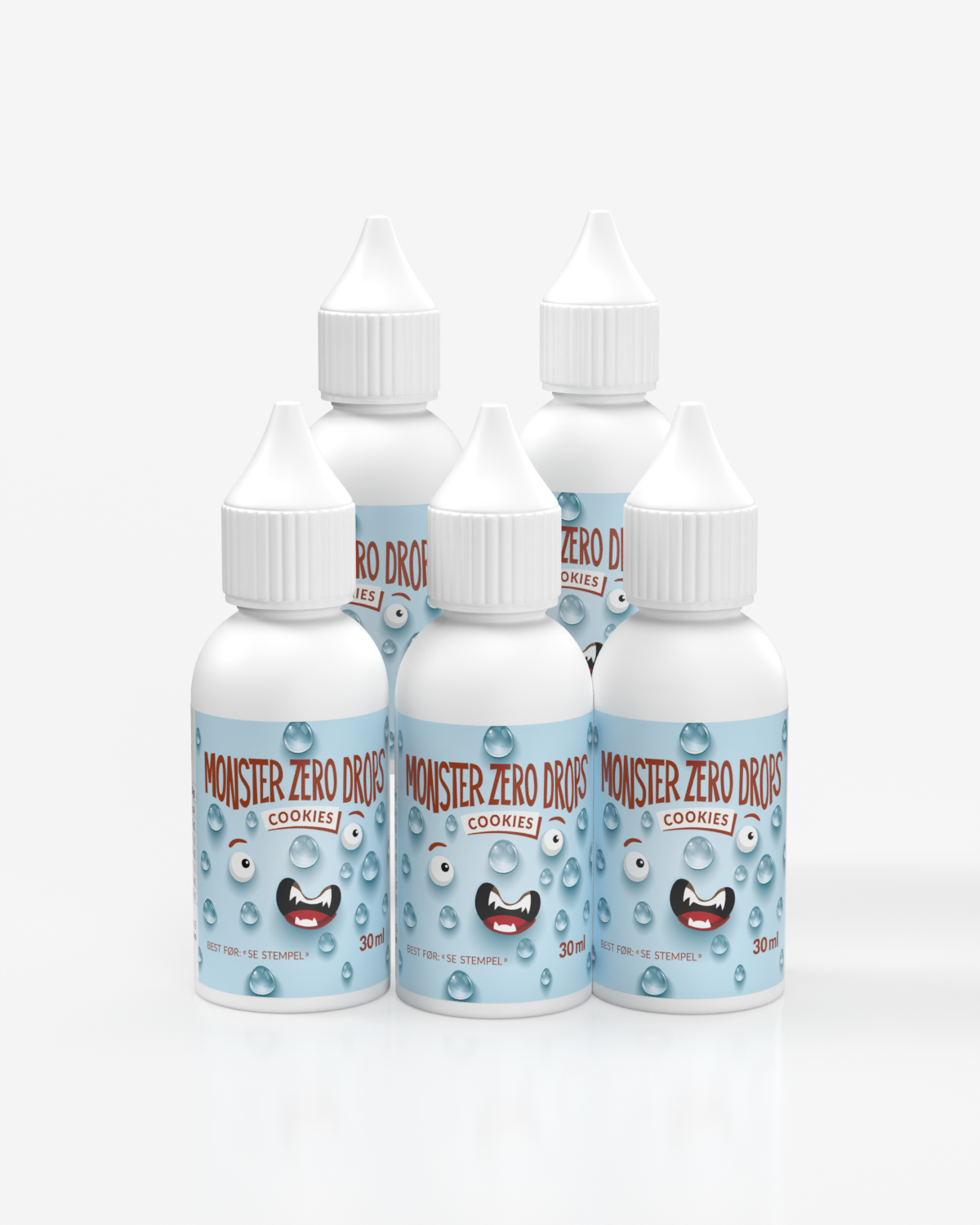 Monster Lavkarbo Zero Drops - Cookie - FEMPAKNING!