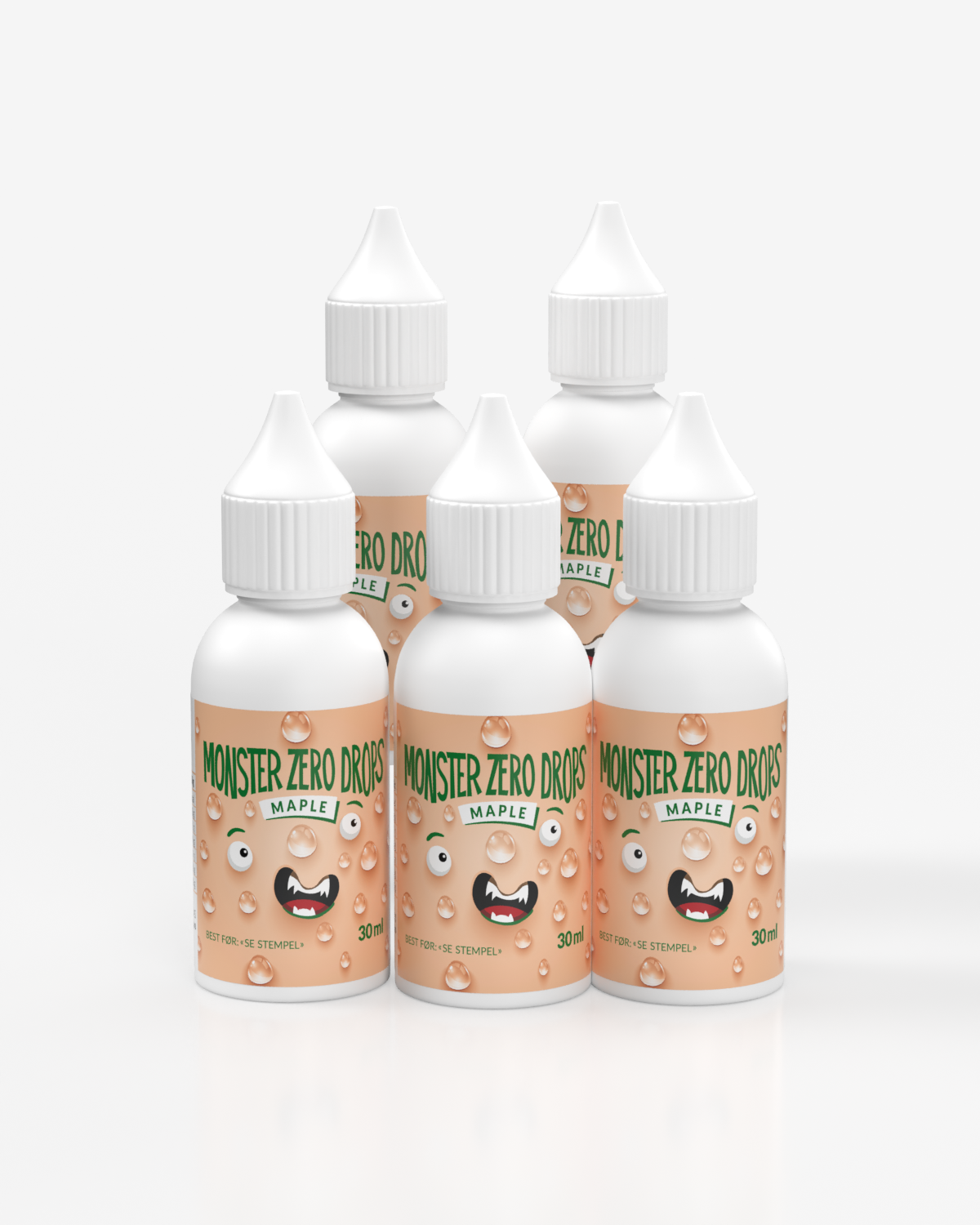 Monster Lavkarbo Zero Drops - Maple Syrup - FEMPAKNING - til