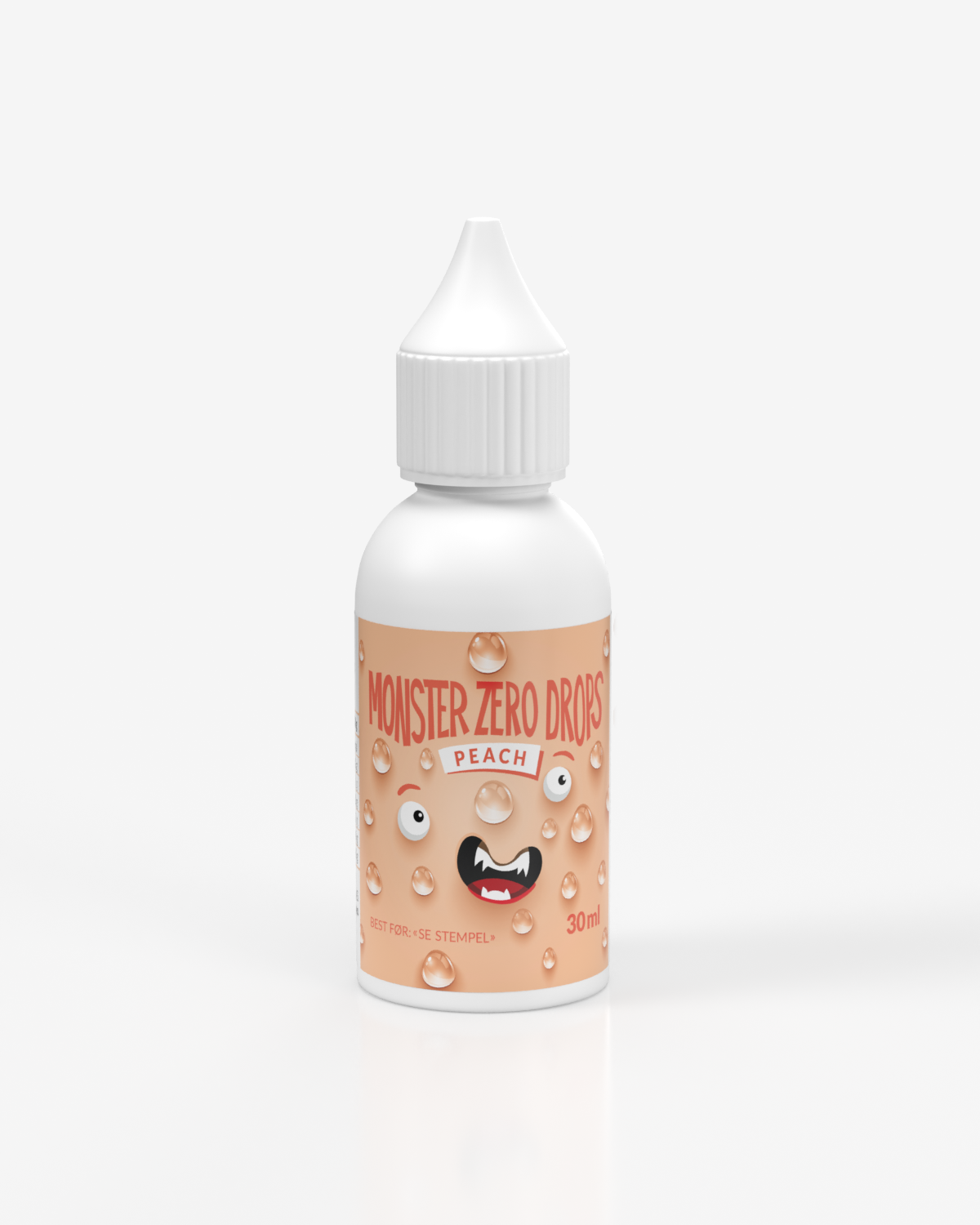 Monster Lavkarbo Zero Drops - Peach - til