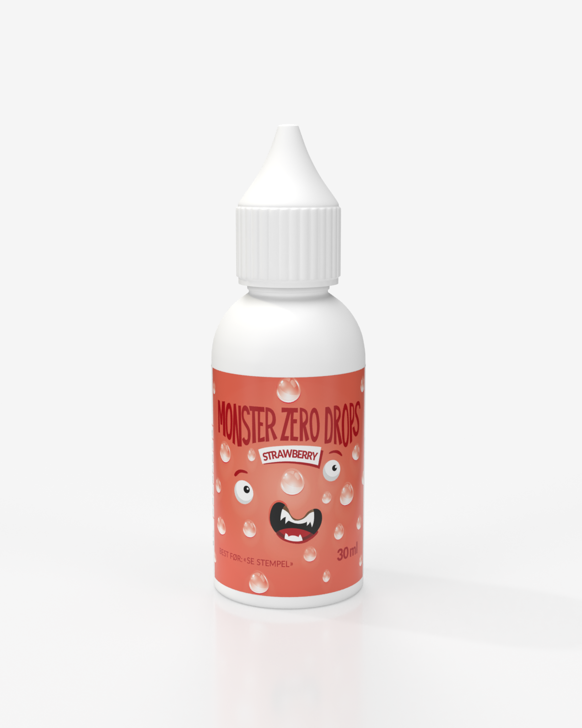 Monster Lavkarbo Zero Drops - Strawberry - NY FORBEDRET OPPSKRIFT! - til