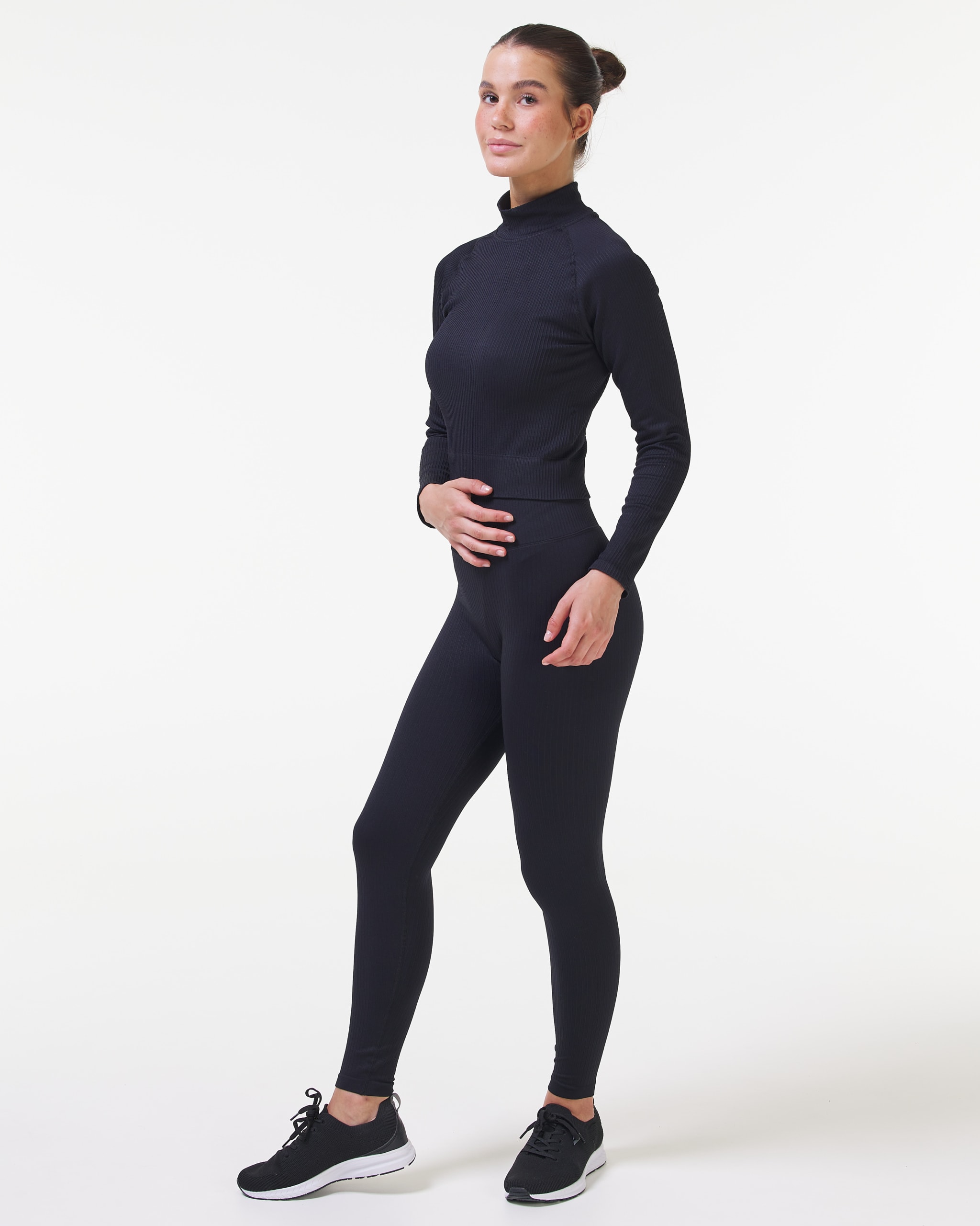 Perfect Wide RIb Turtleneck Black 1