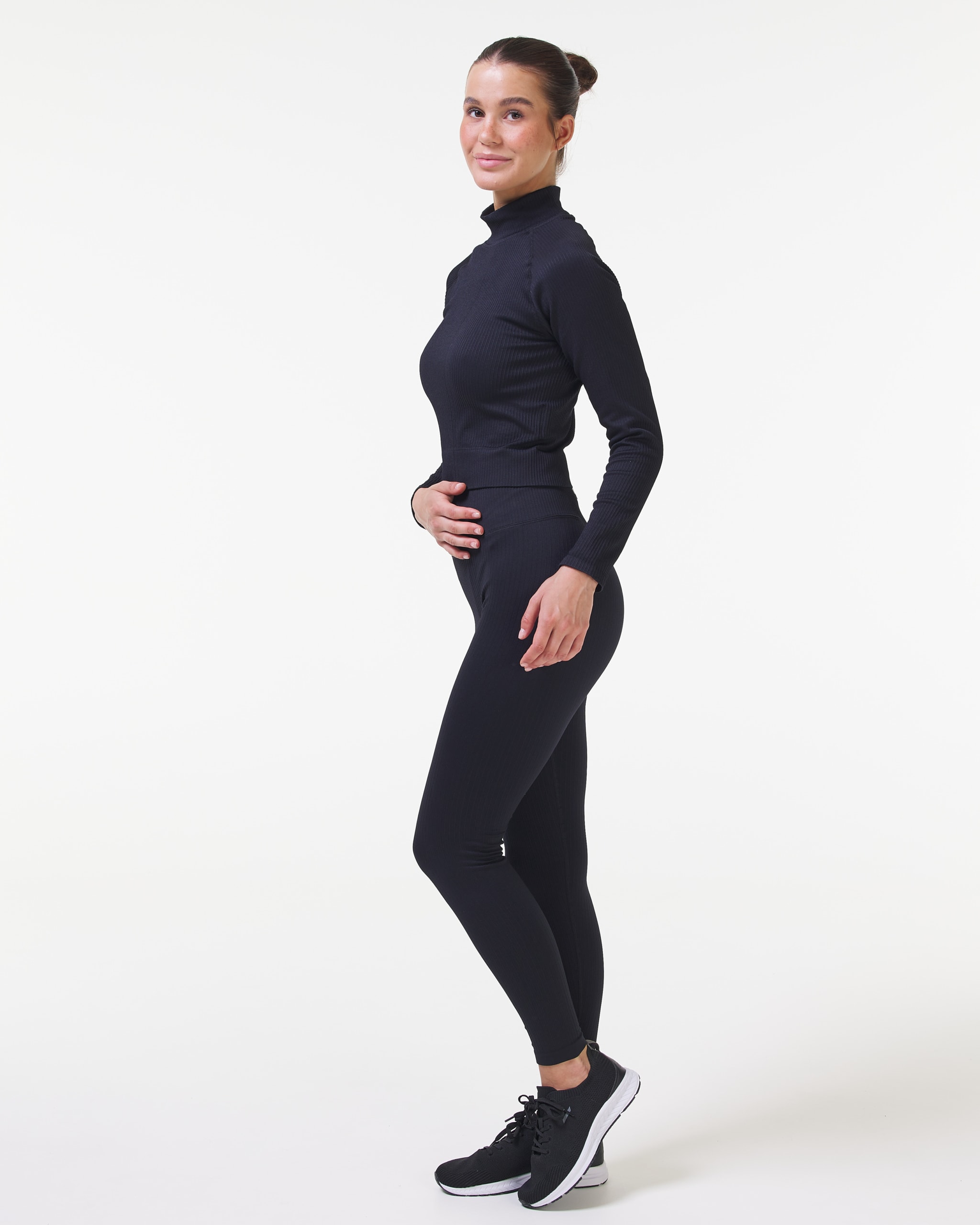 Perfect Wide RIb Turtleneck Black 2