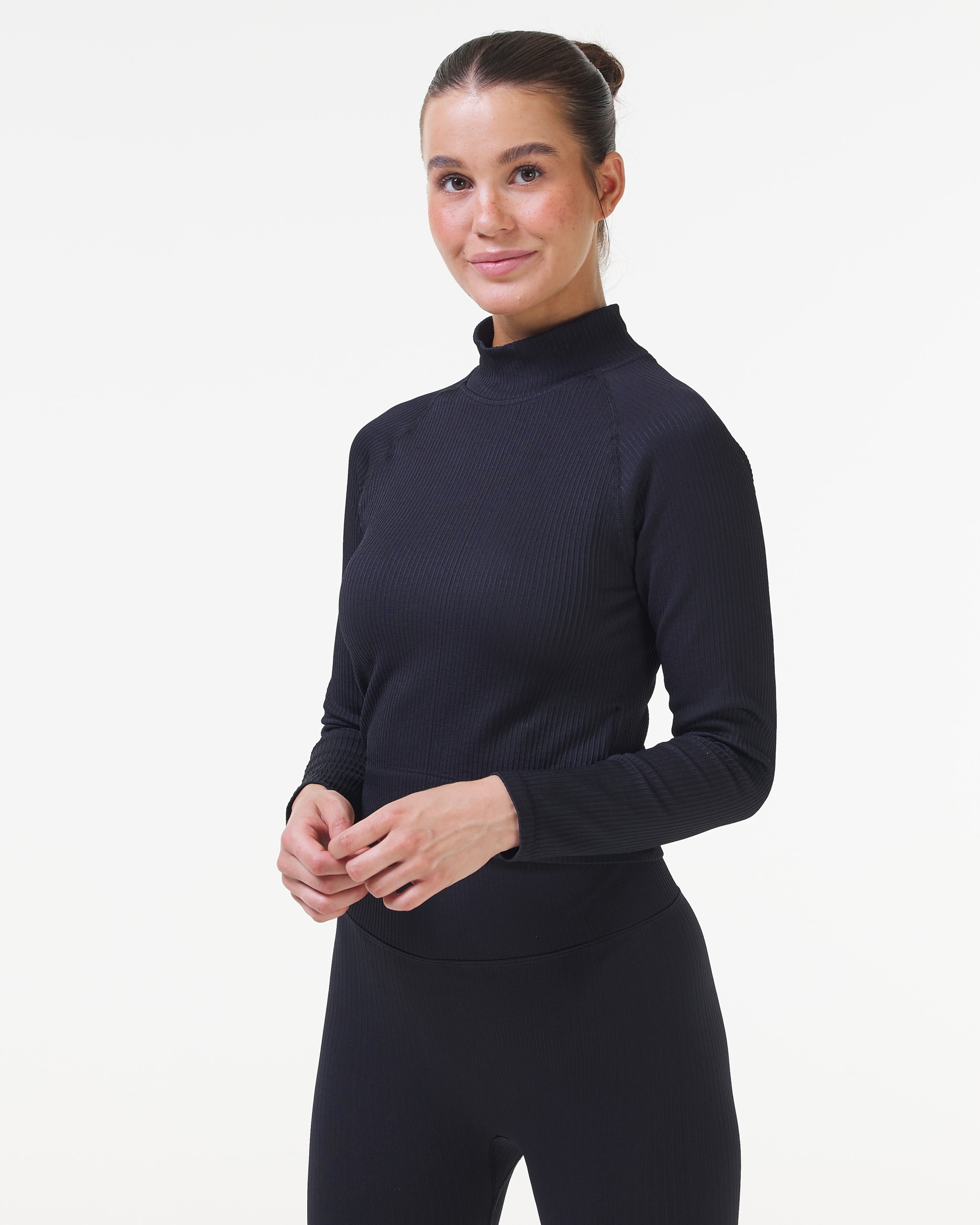 Perfect Wide RIb Turtleneck Black 6