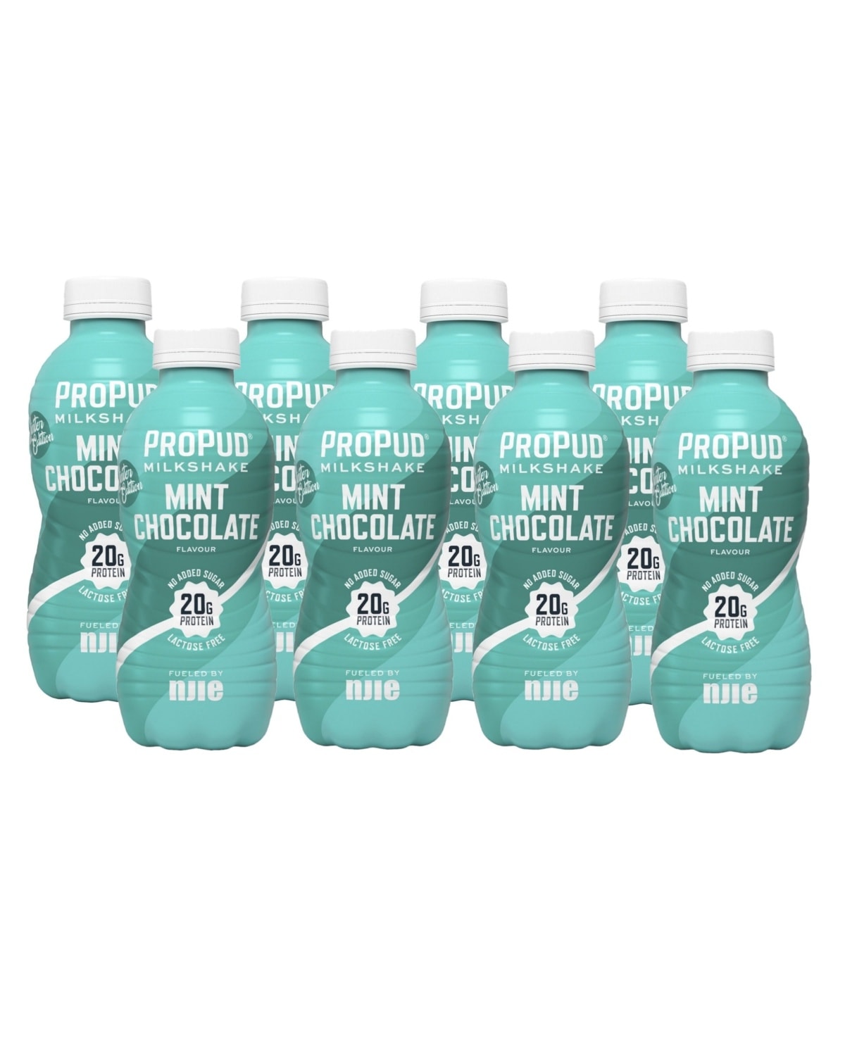 NJIE ProPud Milkshake - Mint Chocolate 8x330ml Limited Edition! - protein for
