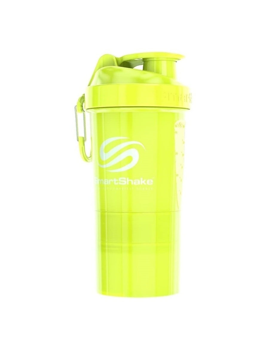 SmartShake Original2Go - Neon Yellow 600ml - protein powder for