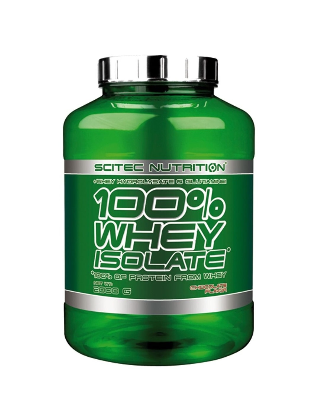 Scitec 100% Whey Isolate 2000g - Chocolate - proteinpulver