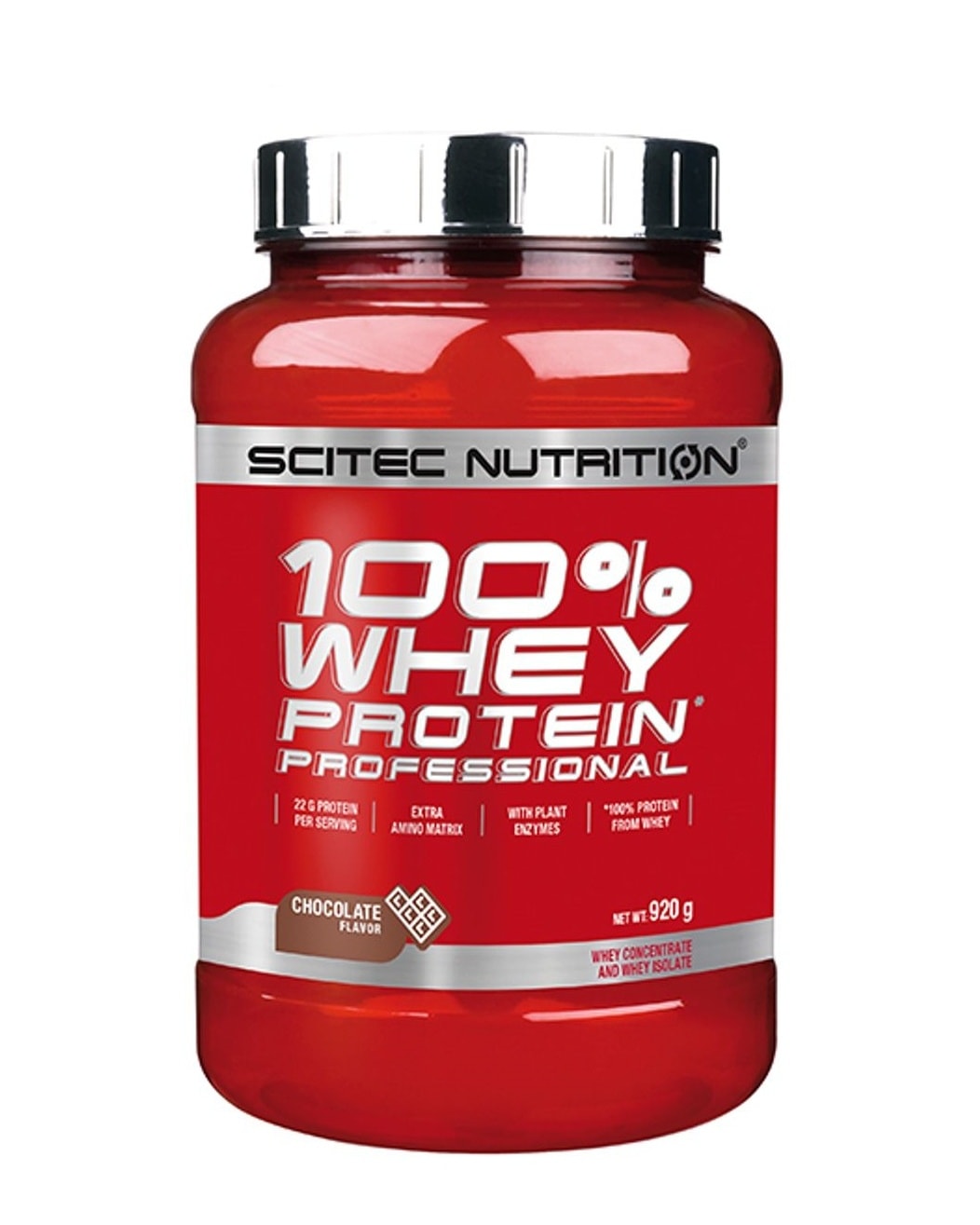 Scitec 100% Whey Protein Professional 920g - Vanilla - til trening