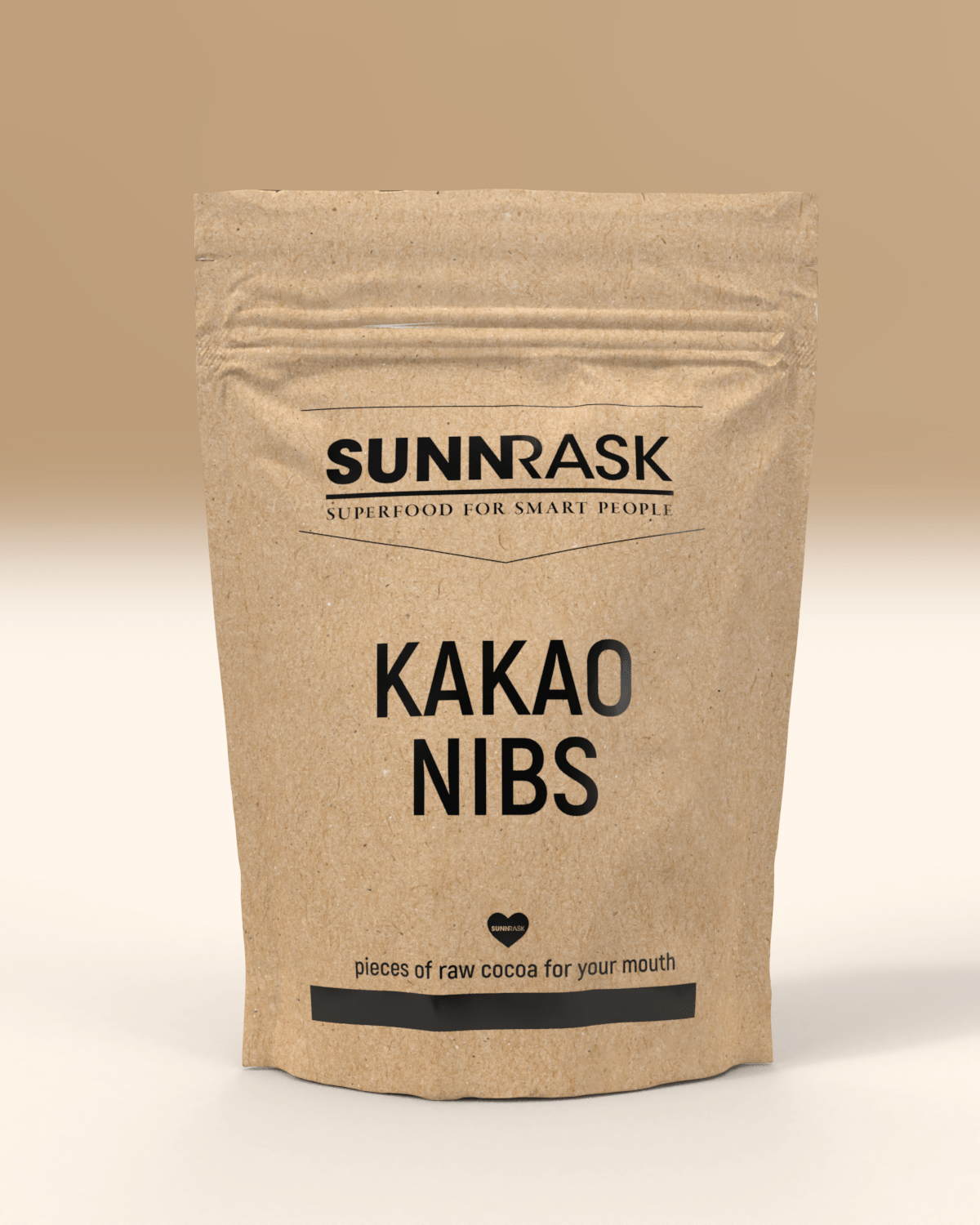 SunnRask Økologiske Kakaonibs 200g - gram protein