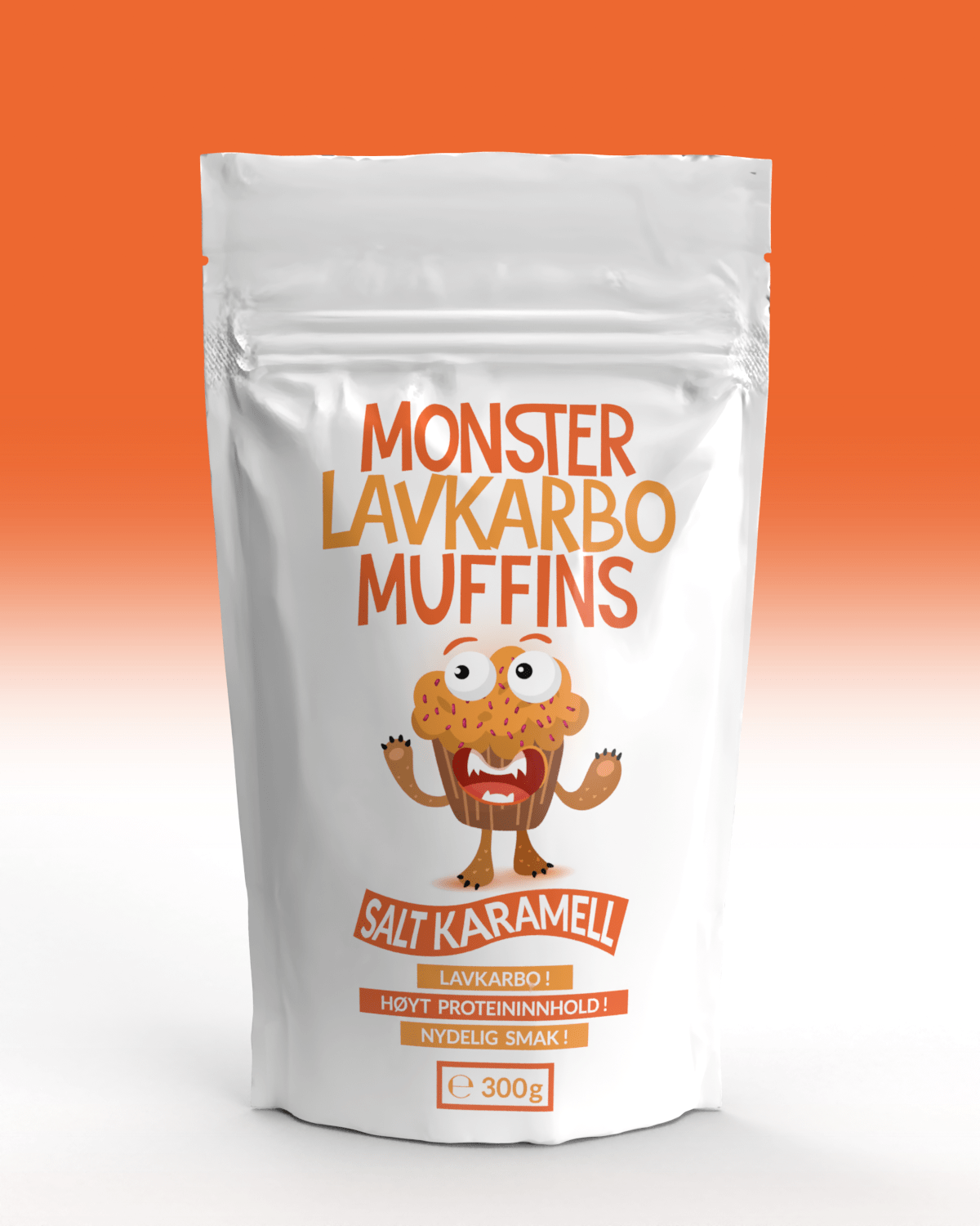 Monster Lavkarbo Muffins Mix - Salt Karamell - protein pulver