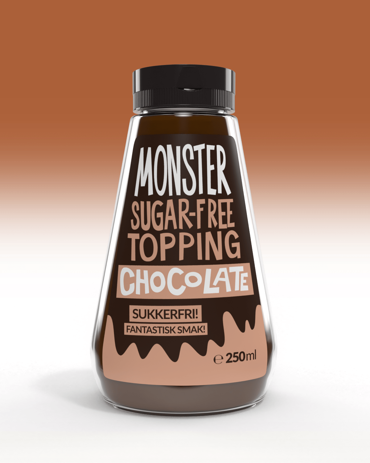 Anger En smule Indsigtsfuld Monster - Sugar Free Topping - Milk Chocolate 350g - Tights.no