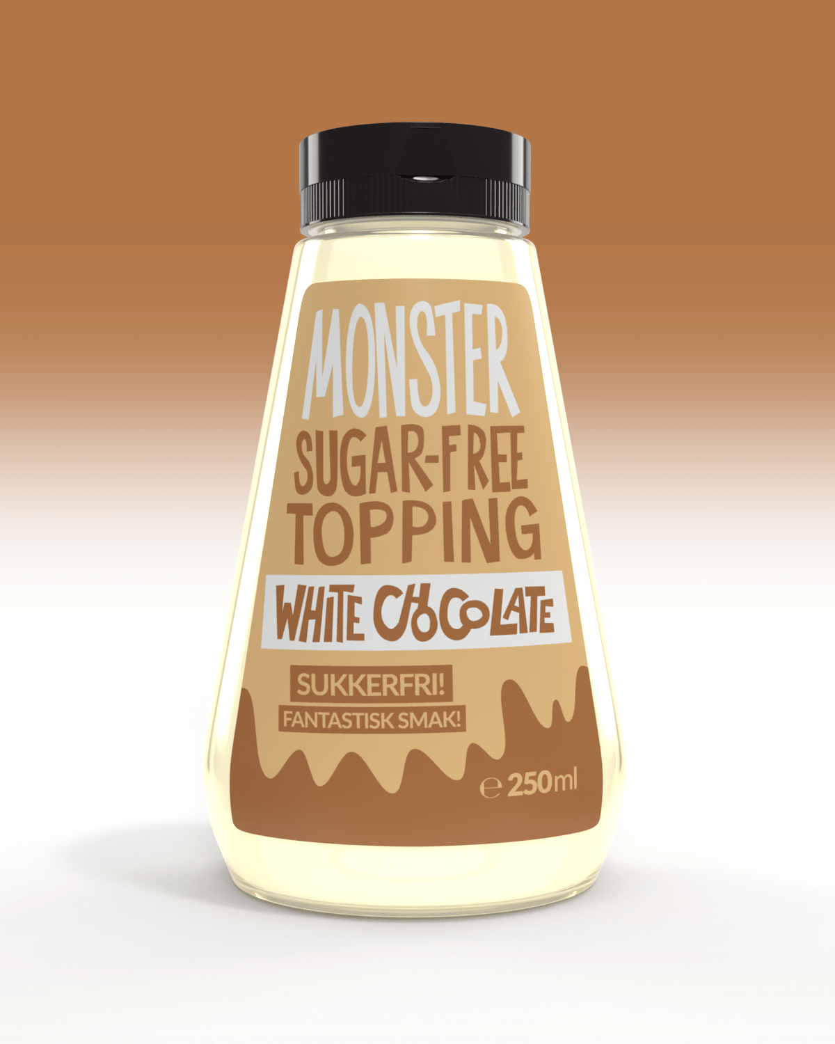 Monster - Sugar Free Topping - White Chocolate 350g - gram protein