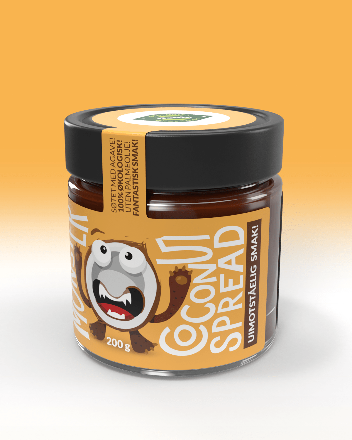 Monster Økologisk Coconut Chocolate Spread 200g - til