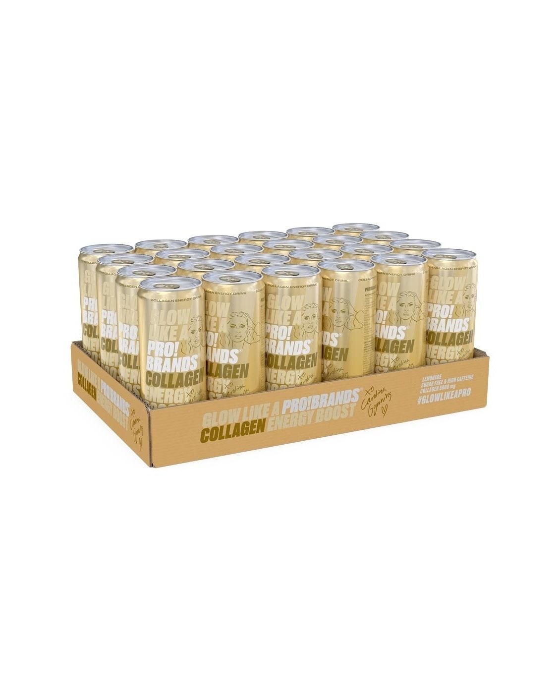 Pro!Brands Collagen Lemonade Drink x24 330ml - high protein