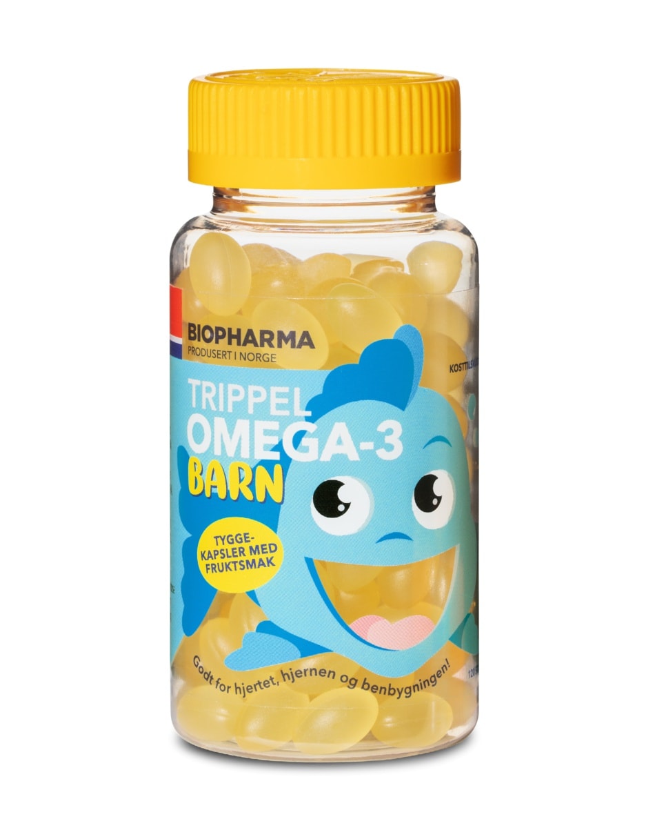 Biopharma Trippel Omega-3 Barn - Tights.no