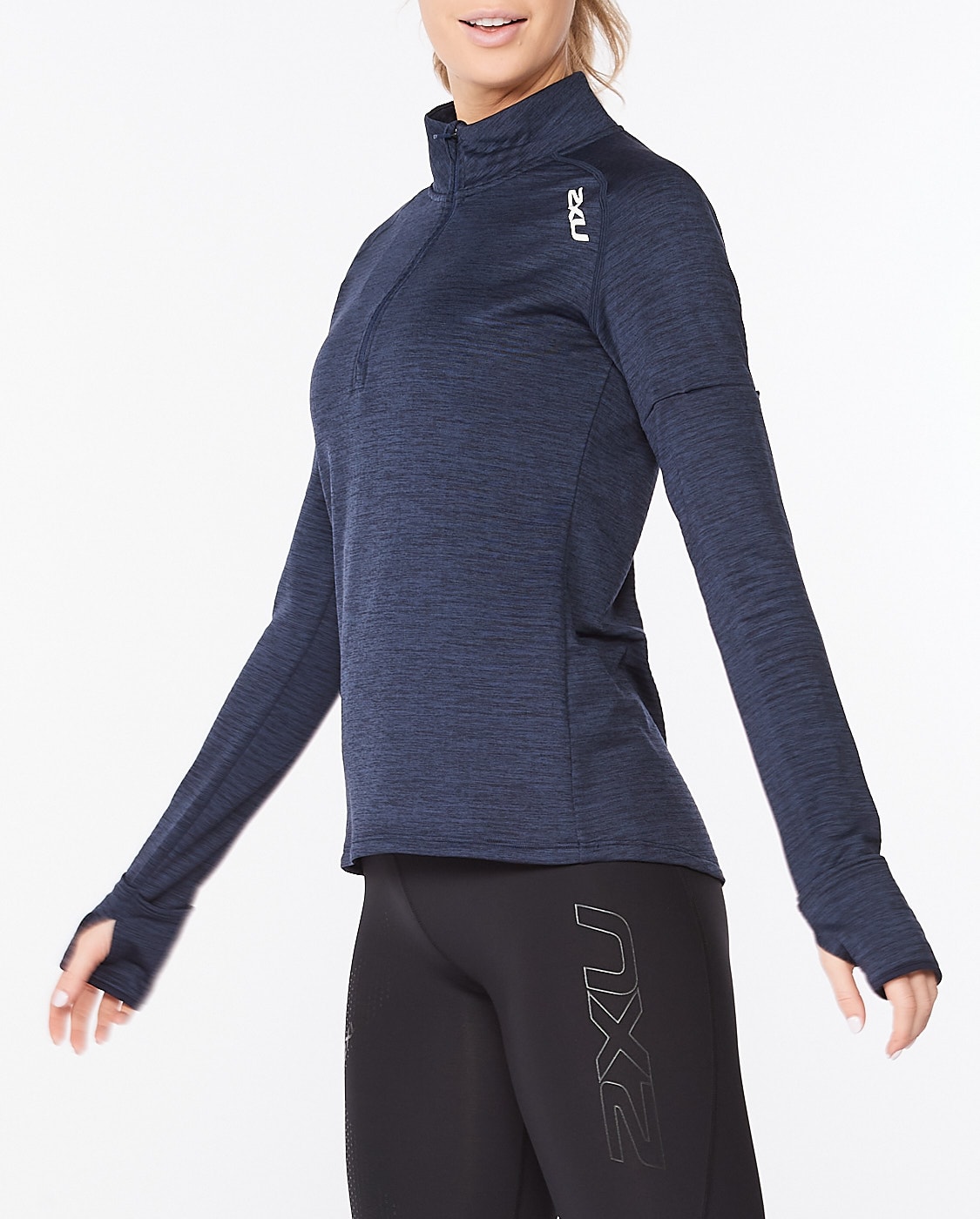 Haut Thermique 2XU Ignition Femme - M - Manches Longues 1/4 Zip - Neuf étiqueté