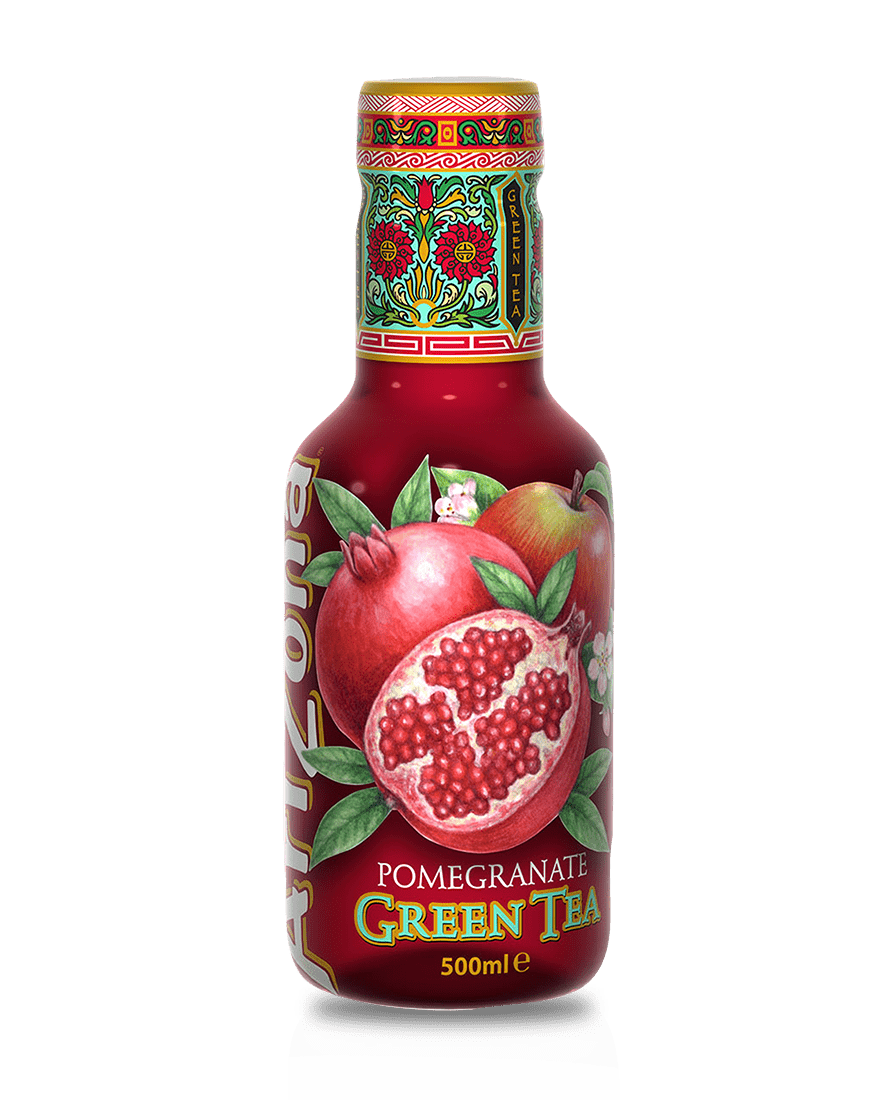 Arizona Iste Green Tea Pommegranate 500ml - finn