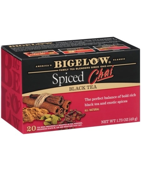 Bigelow Te Spiced Chai 34g - protein for