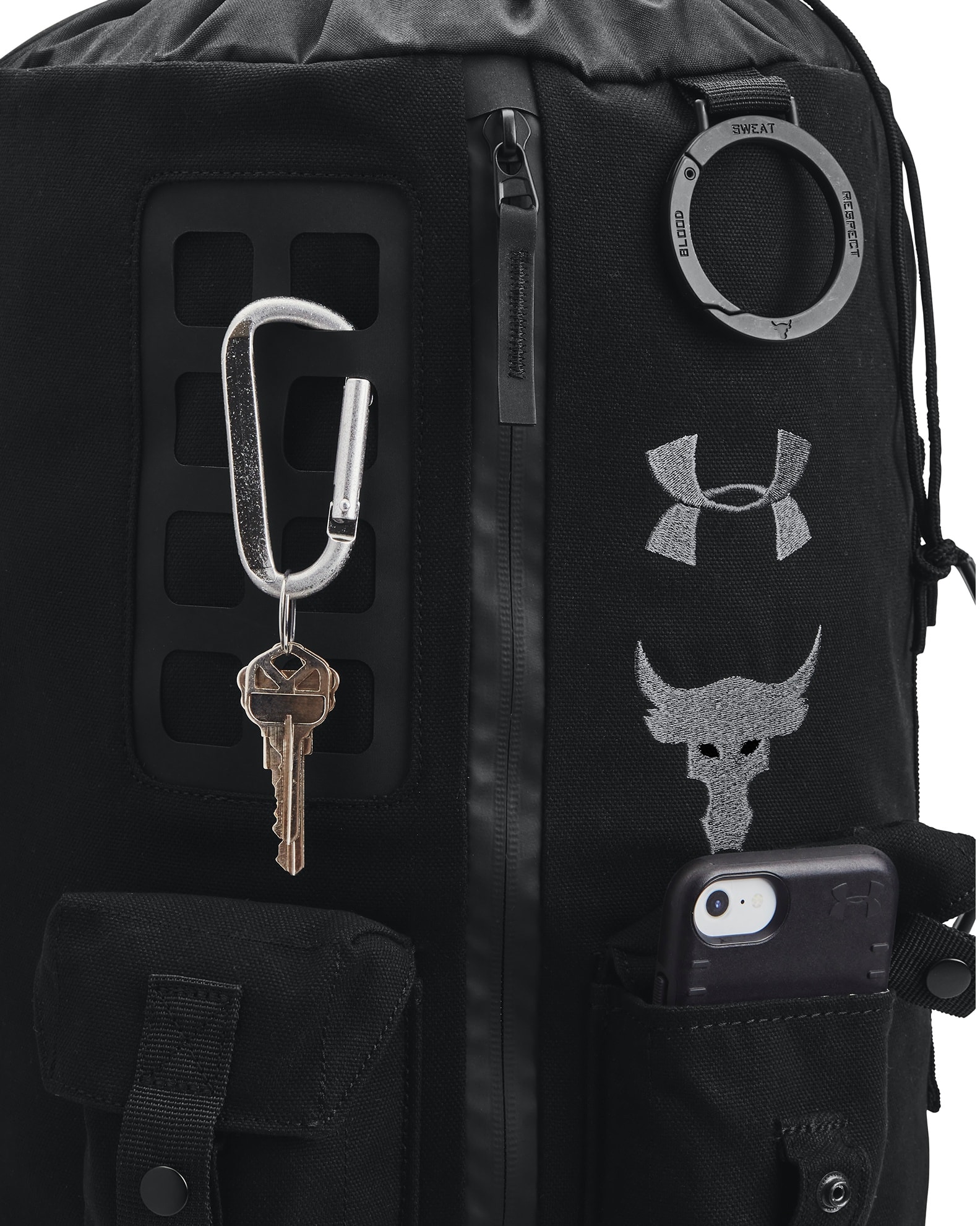 Under Armour Project Rock 60 Gym Bag Black Tights.no