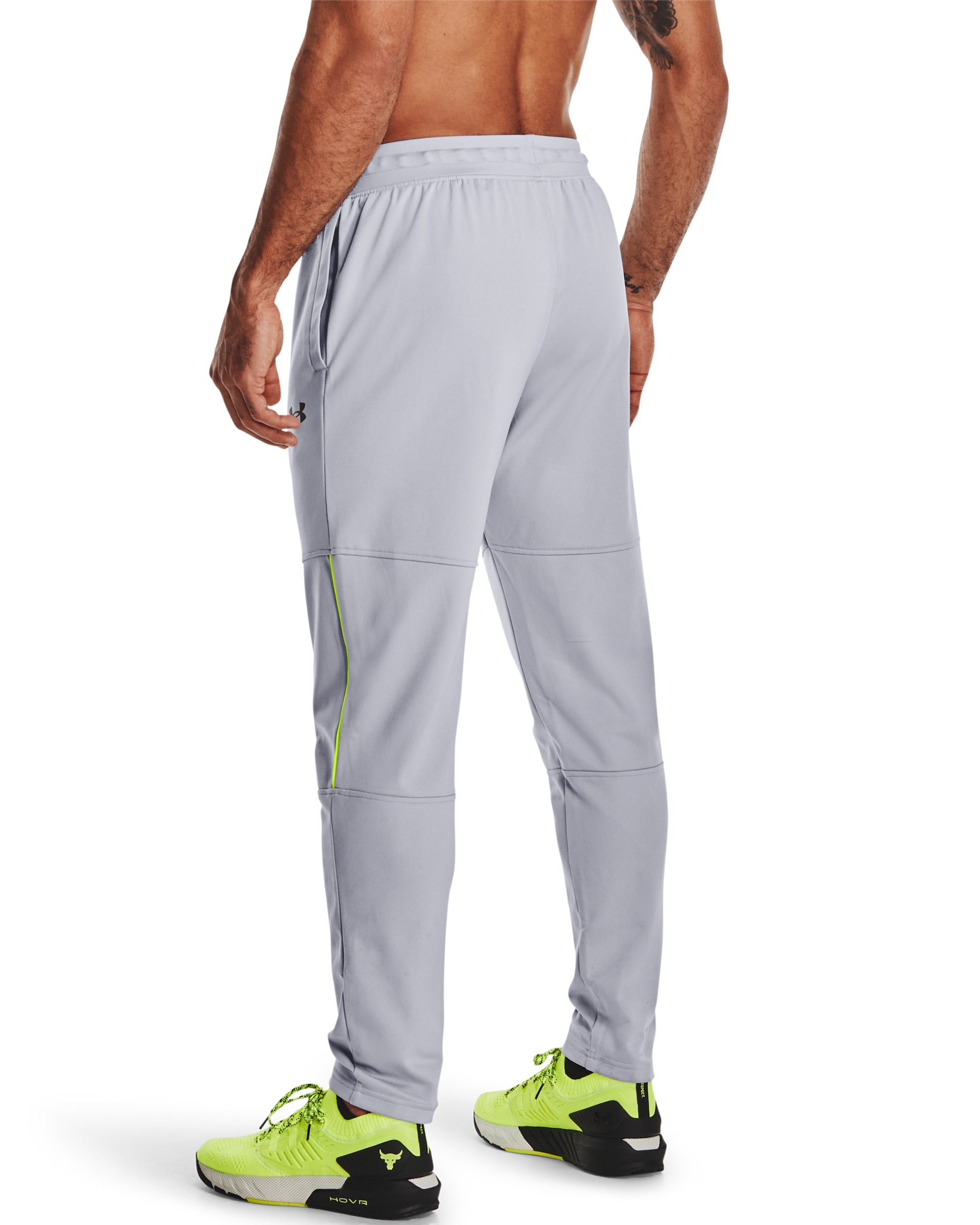 Under Armour Project Rock Knit Track Pants Grey Tights.no