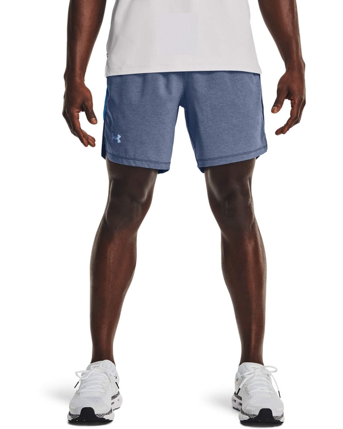 Under Armour LAUNCH SW 7'' SHORT Blue - L - pocket
