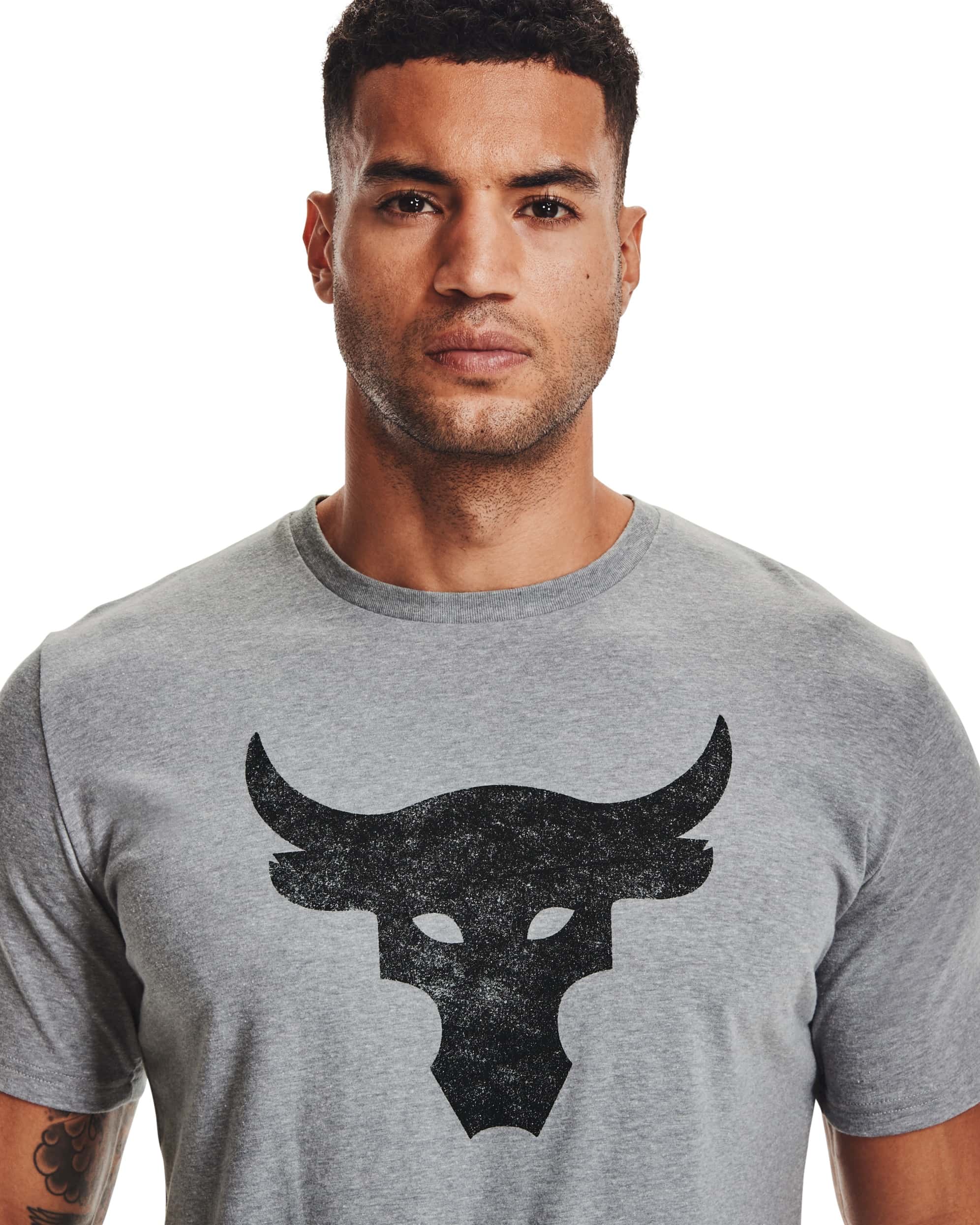 Under Armour Project Rock Brahma Bull Grey Tights.no