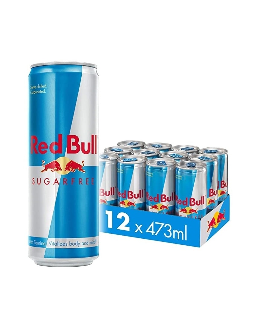 Red Bull Sugarfree 12x473ml - til barn