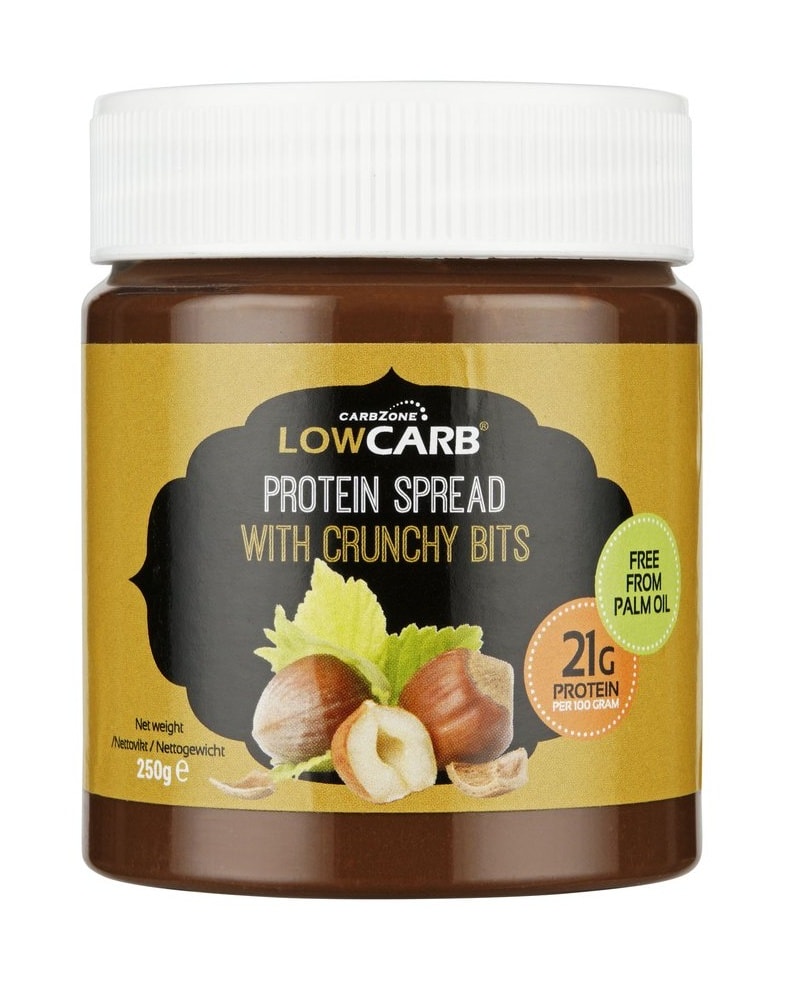 CarbZone Protein Spread Crunchy 250g - strawberry white chocolate
