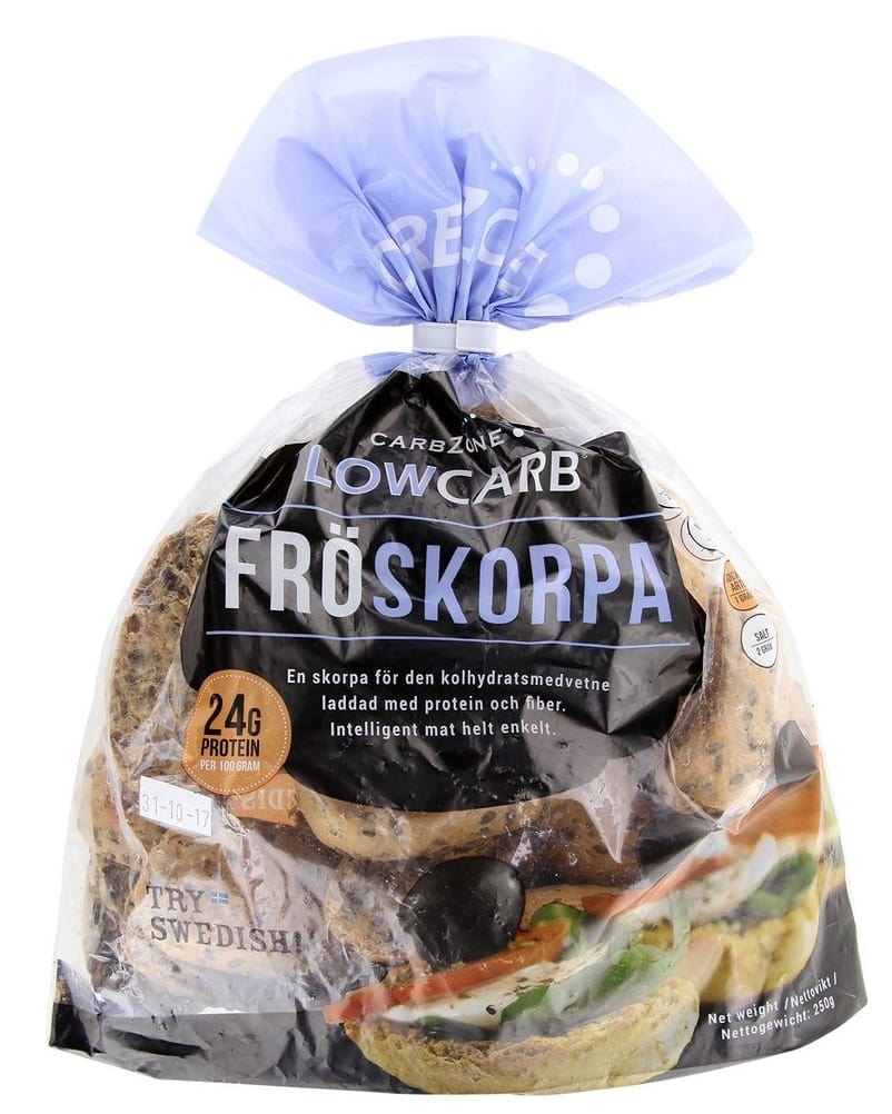 CarbZone Fröskorpa 250g - protein powder for