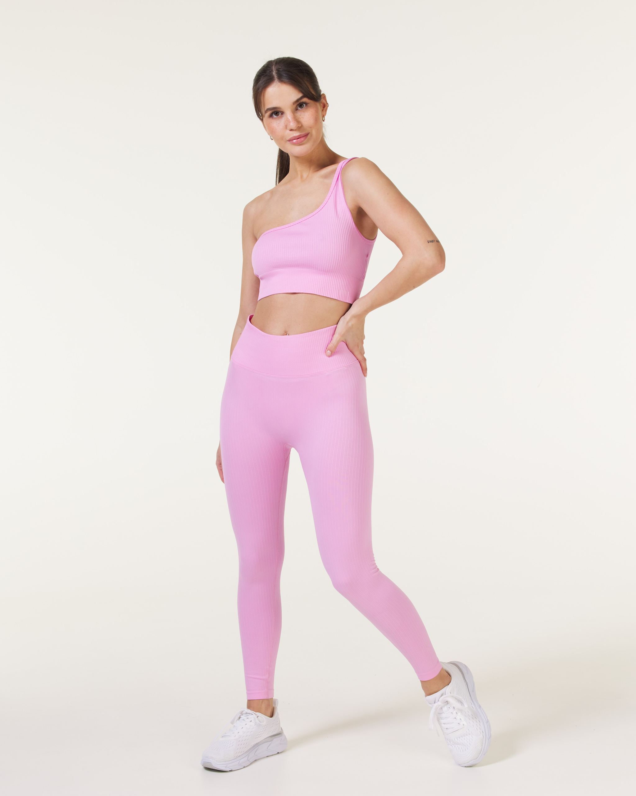__Perfect wibe seamless tights pastel pink - 179