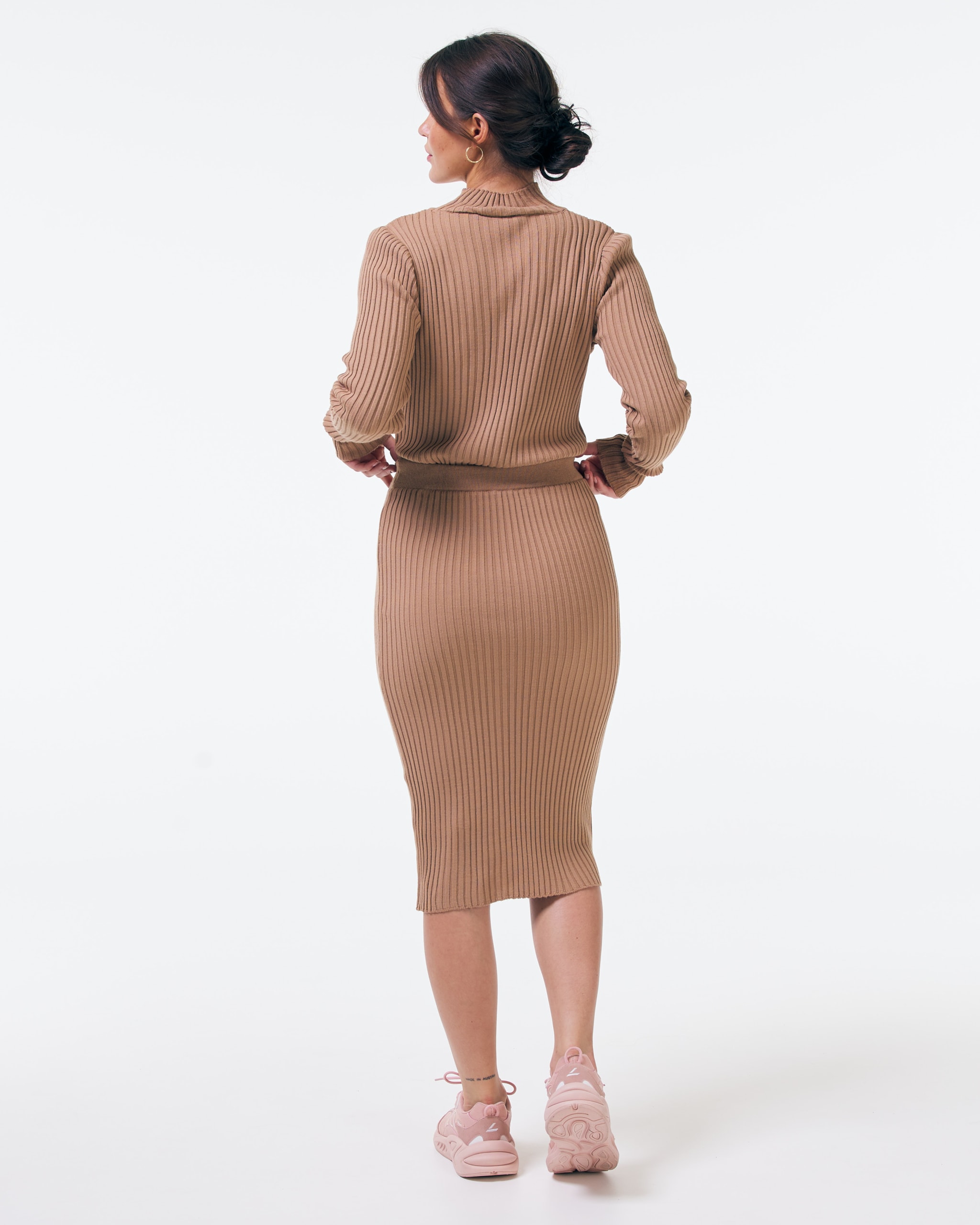 Zoé Ribbed Set Camel 9