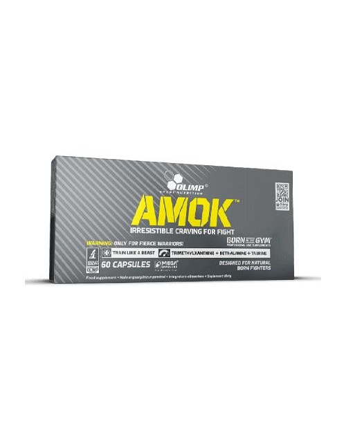 Olimp Amok - 60 caps - during workout