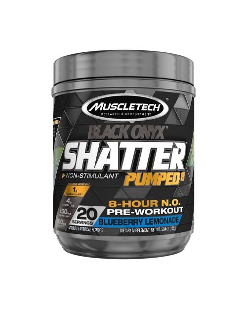 SX-7 Black Onyx Pumped - 166g - Blue Lemonade - pre workout and