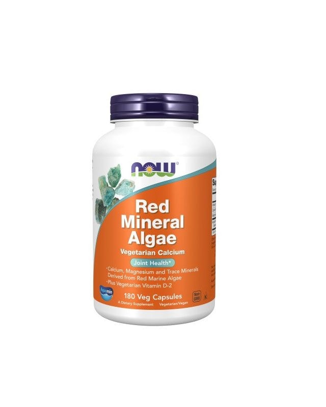 Now Foods Red Mineral Algae (aquamin) - 180 veg - multi vitamin