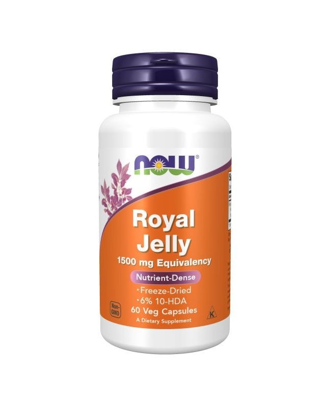 Now Foods Royal Jelly - 1500mg - 60 veg caps - the