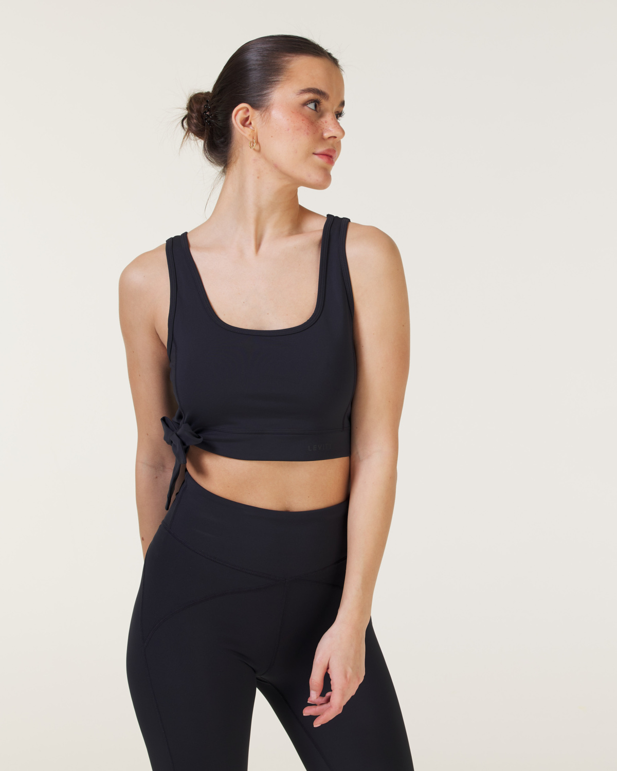 LEVITY Studio Tie Tank Black - S - singlet