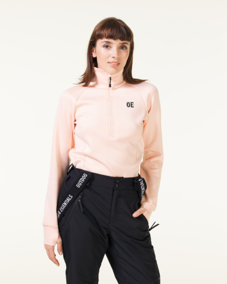 Halfzip Pink