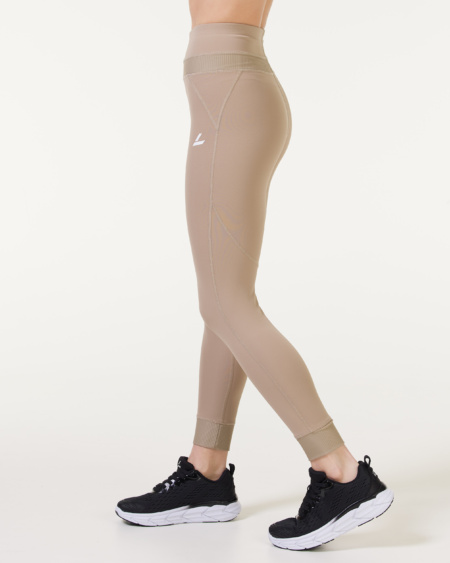 Rib Tights Beige Dune