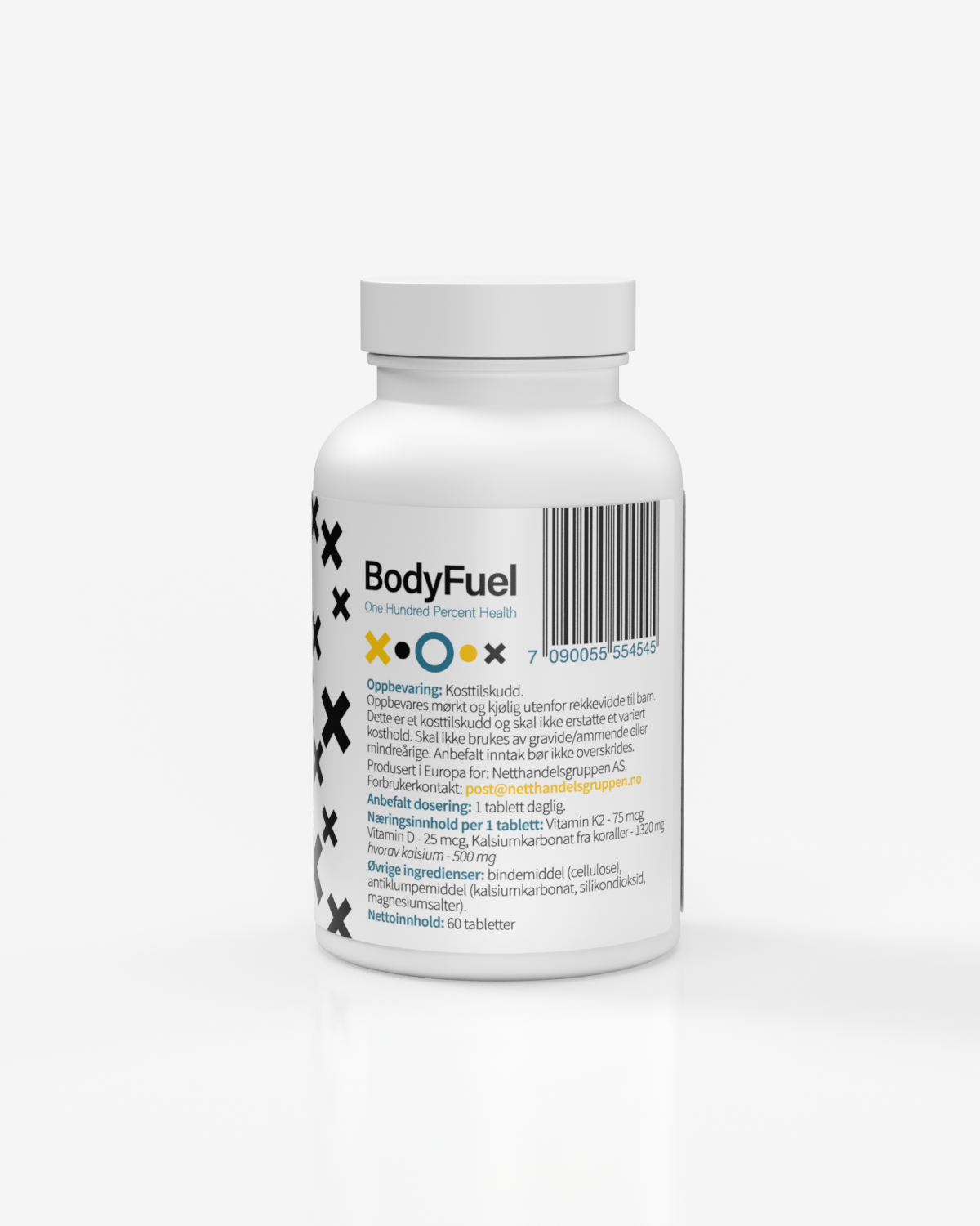 BodyFuel Bone Health - 60 Doser - tights.no