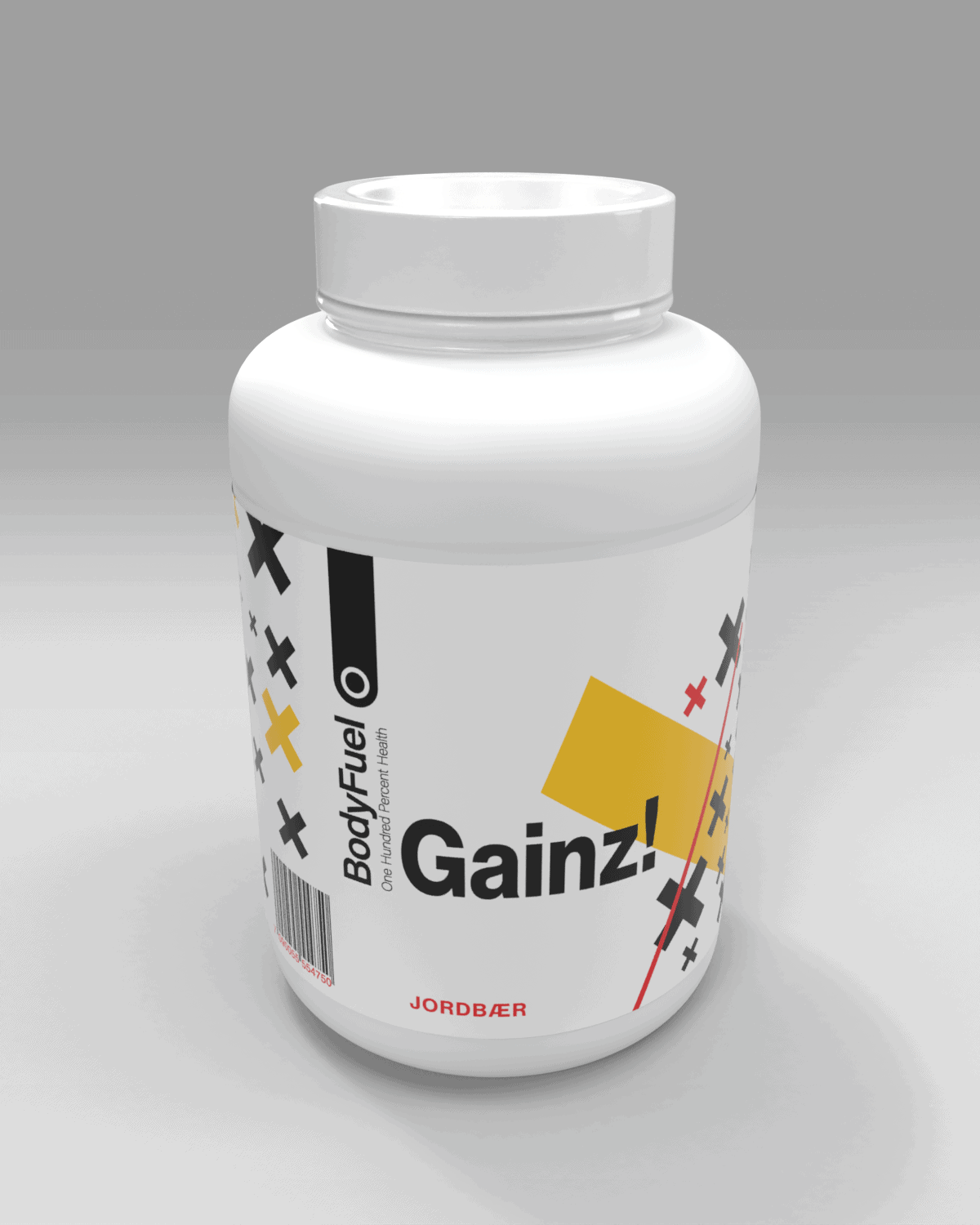 BodyFuel Weight Gainer GAINZ! - 4.05kg - Strawberry Strenght - protein for