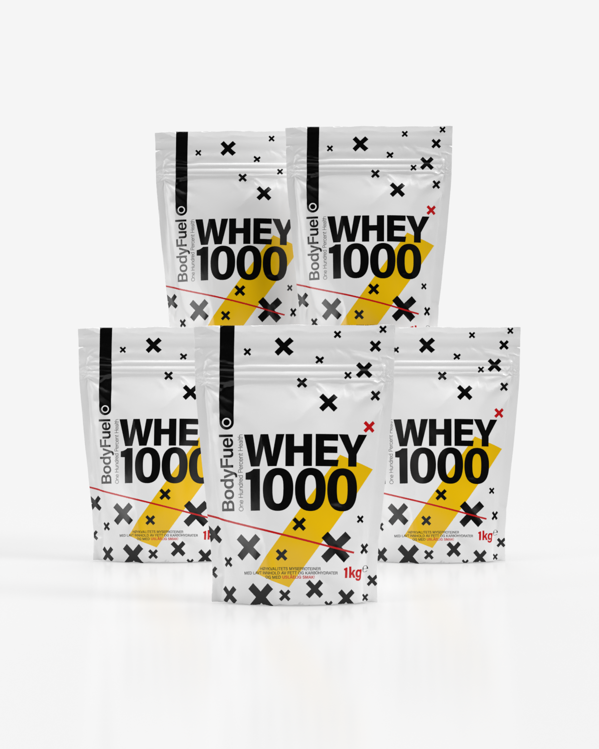 BodyFuel 1kg Whey 1000 (5-pack)