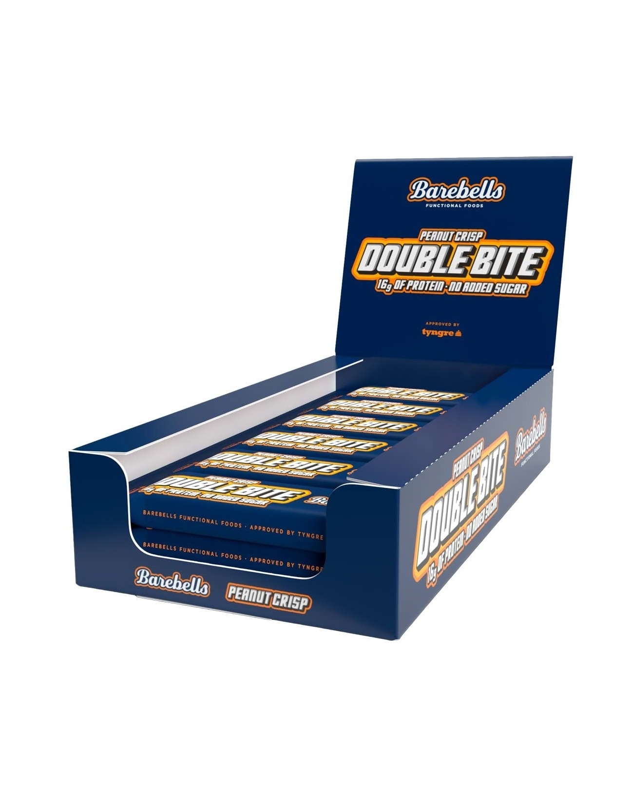 Barebells Double Bite Peanut Crisp 12x55g Tights.no