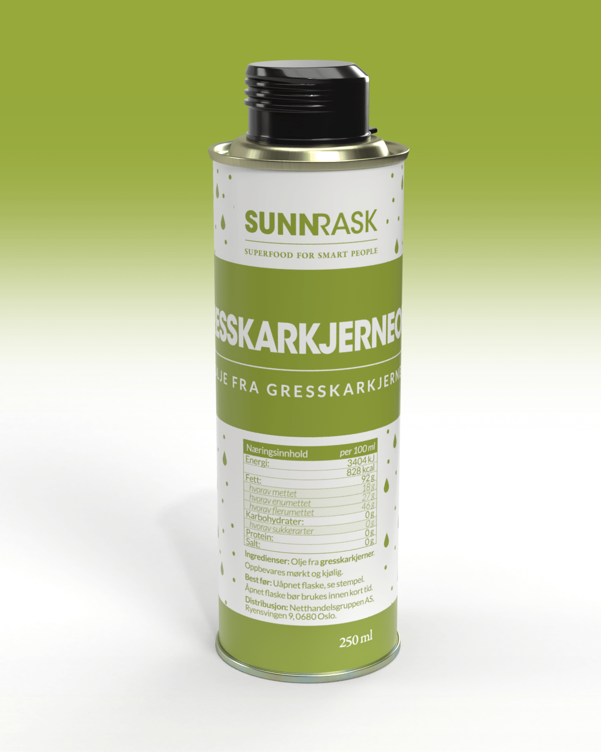 SunnRask - Flavoured olive oils_Olje Fra Gresskarkjerner_V01