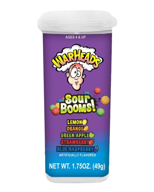 Warheads Sour Booms Import - 50gr - assorted - the