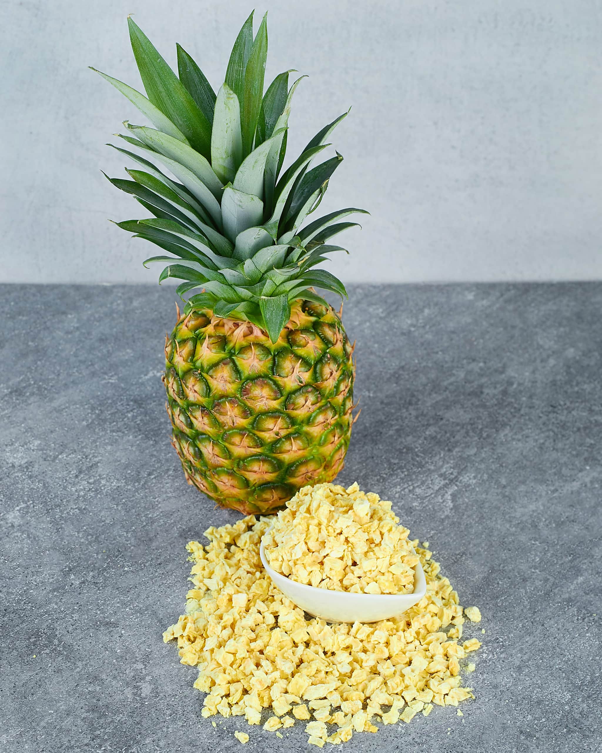 SunnRask Frysetørkede Ananasbiter 100g - TILSVARER 1KG!