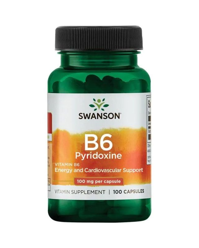 Swanson - Vitamin B-6 - 100mg - 100caps - the body