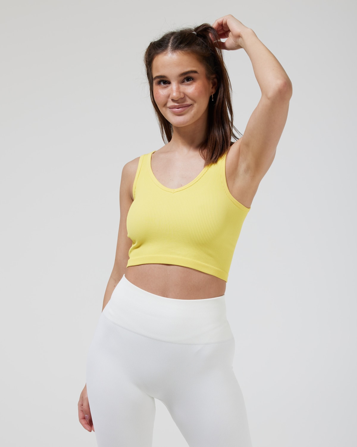 Bumpro Perfect Rib V-Bra Yellow - Outlet Pris 100 kr, S - til