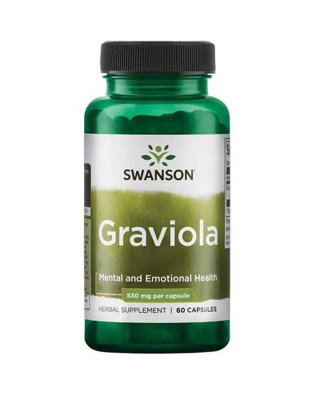 Swanson - Graviola - 530mg - 60 caps - powder supplement